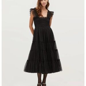 Hill House Black Glitter Tulle Ellie